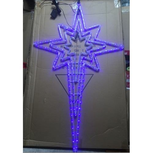Nativity Star LED Christmas Motif Rope Lights ( Blue )